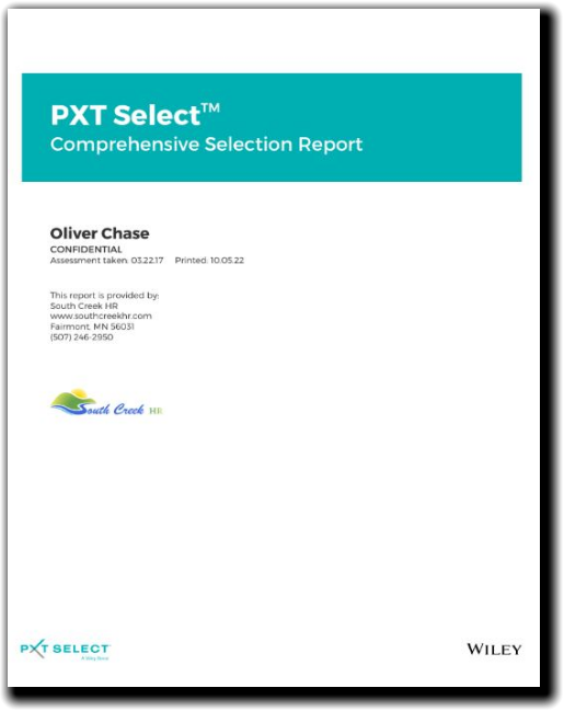 Comprehensive Selection Report